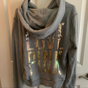 PINK by Victorias Secret Zip Up Hoodie Fleece